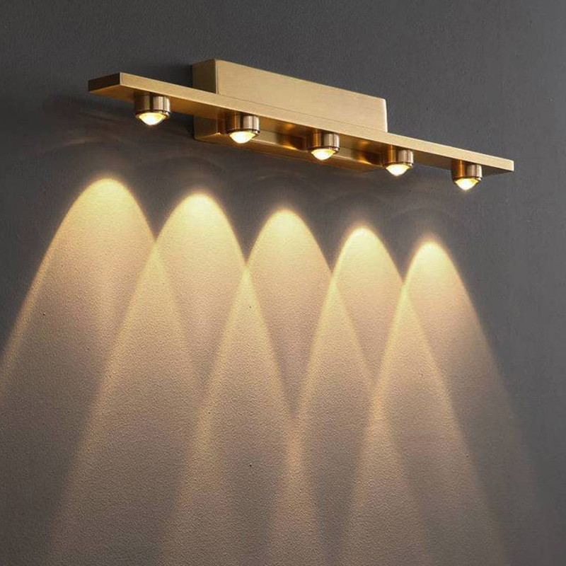 Beautiful Wall bracket brass 2-light - Image 4